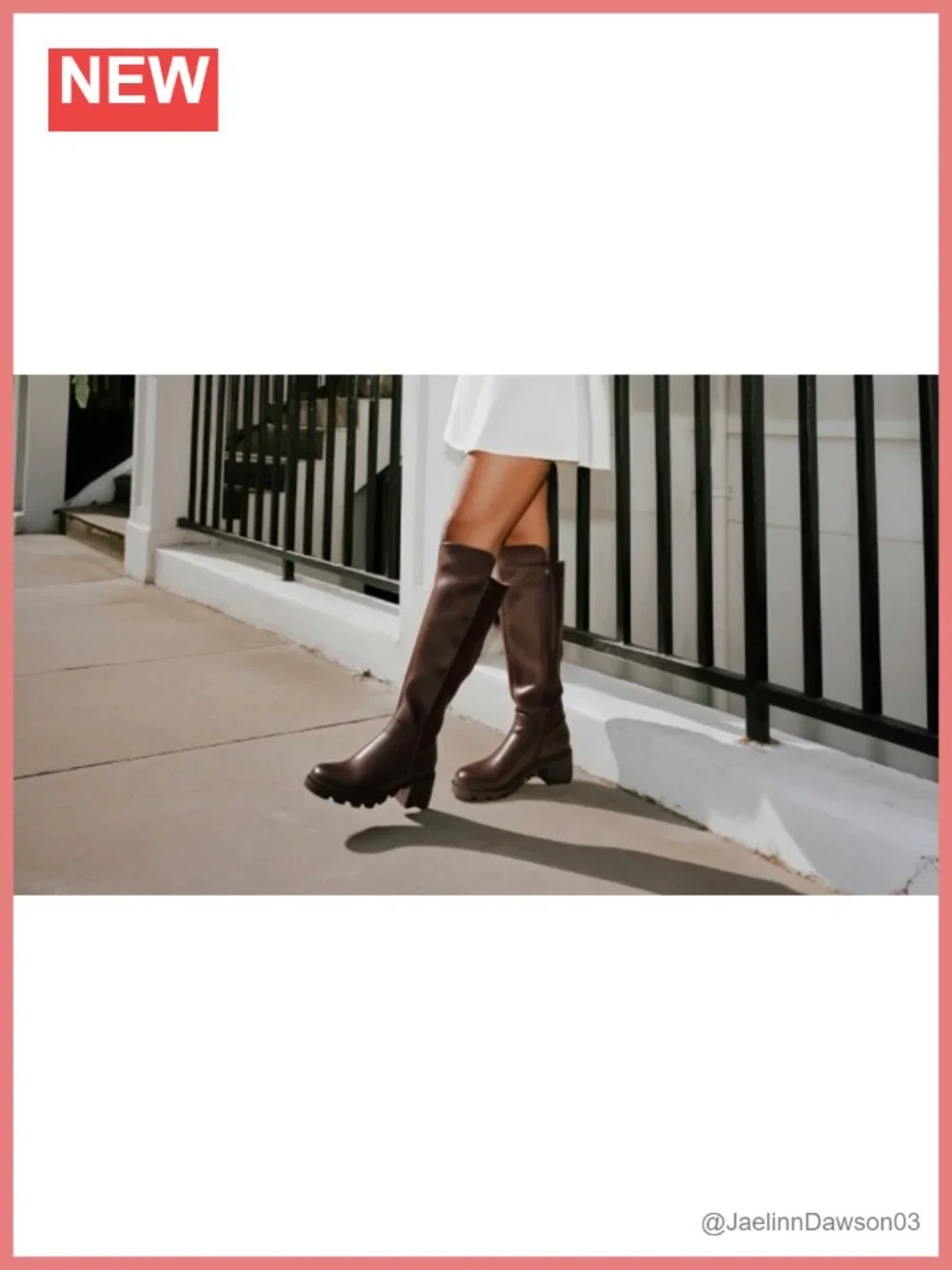 Chunky Knee High Boots with Elastic Back and Lug Soles
